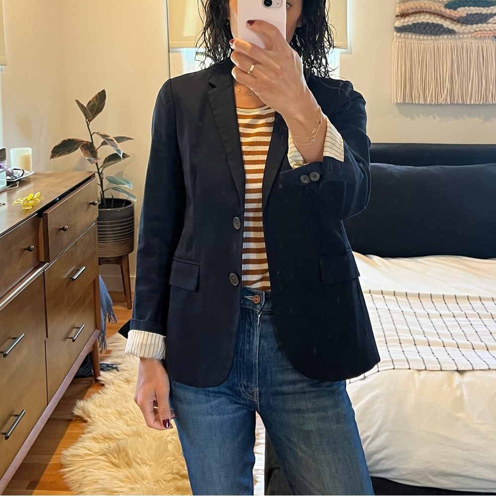 J.Crew navy blazer - 2
